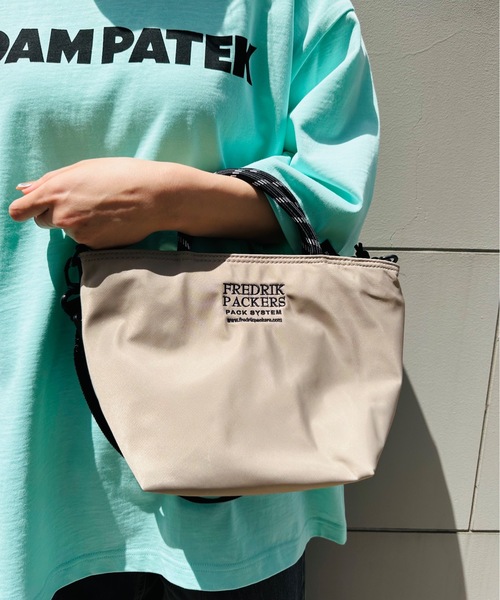 FREDRIK PACKERS（フレドリックパッカーズ）の「FREDRIK PACKERS / MELL TOTE（トートバッグ・レディース・グレー/ブラック/オリーブ/ベージュ・ONESIZE）」の14枚目の写真