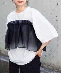 BIGTシャツ×フリルベルトセット