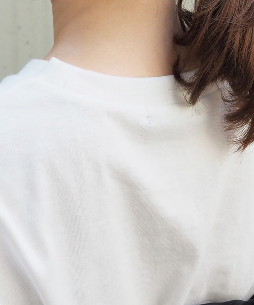 tiptop(ティップトップ)の「BIGTシャツ×フリルベルトセット(Tシャツ/カットソー・レディース・ブラック系その他/サックスブルー/ピンク/ホワイト系その他/オフホワイト・FREE)」の18枚目の写真
