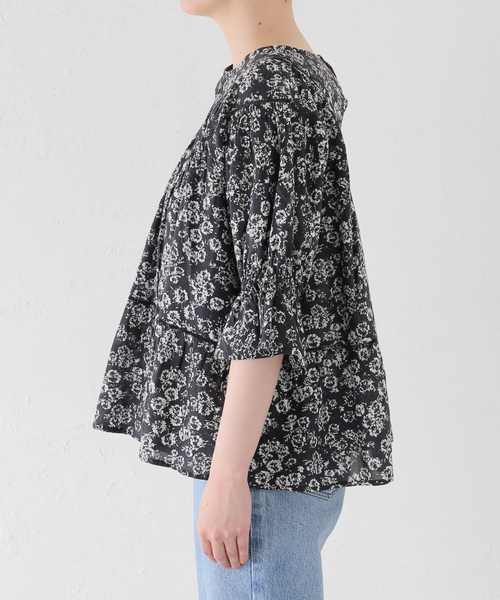 Merlette マーレット　Sol 花柄シグネチャーブラウス Merlette マーレットSol 花柄シグネチャーブラウス
