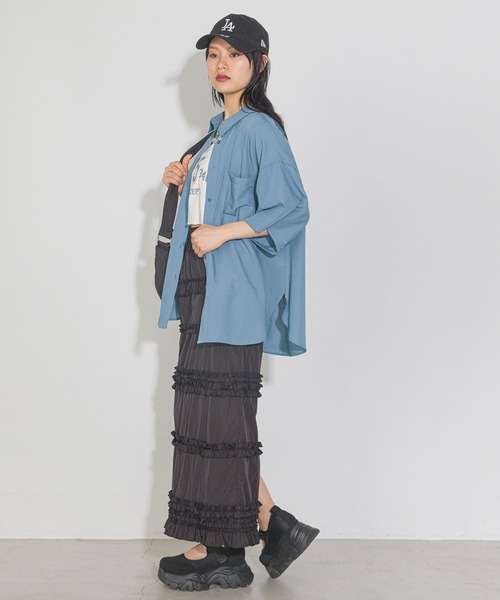 CREARE -LINO- シャツ ビックポケット オーバーサイズ ルーズ