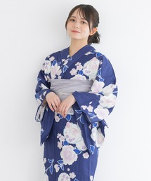 女性 セット」に該当する浴衣（ブルー・ネイビー/青色系）ファッション