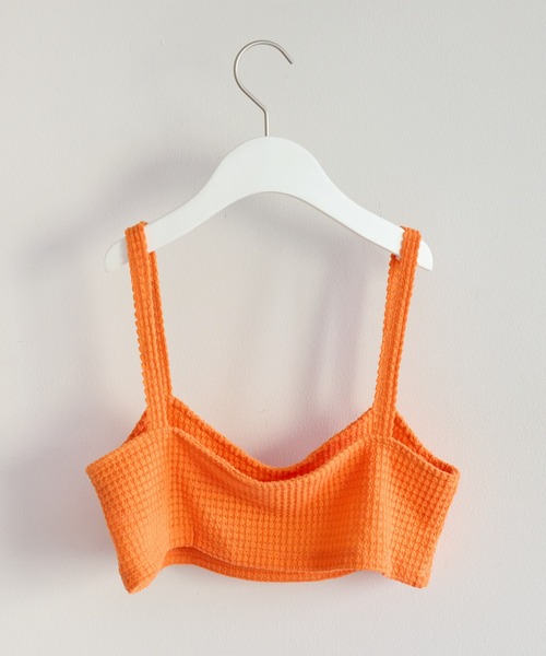 CIAOPANIC TYPY（チャオパニックティピー）の「■【KIDS】シアーワッフルビスチェTEE（Tシャツ/カットソー・キッズ・ピンク/ブラック/オレンジ・MEDIUM/SMALL/XX-LARGE/X-LARGE/LARGE）」の17枚目の写真