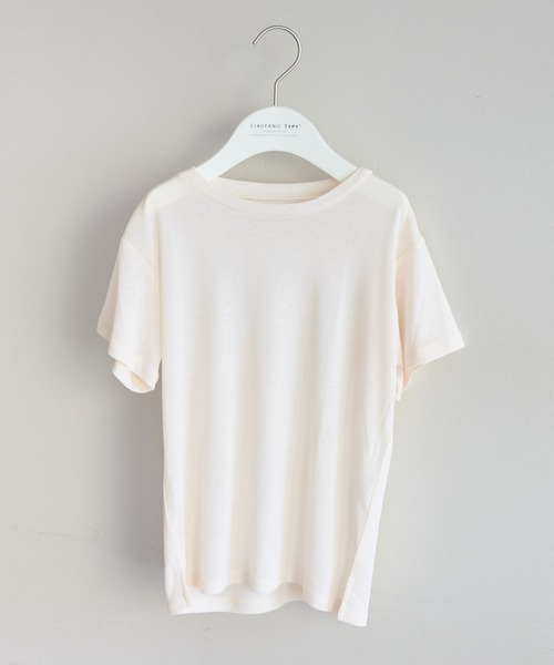 CIAOPANIC TYPY（チャオパニックティピー）の「■【KIDS】シアーワッフルビスチェTEE（Tシャツ/カットソー・キッズ・ピンク/ブラック/オレンジ・MEDIUM/SMALL/XX-LARGE/X-LARGE/LARGE）」の14枚目の写真