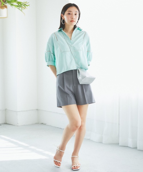 VIS（ビス）の「メタルメッシュ巾着ショルダーバッグ（ショルダーバッグ・レディース・シルバー/ゴールド/ブラック・FREE）」の18枚目の写真