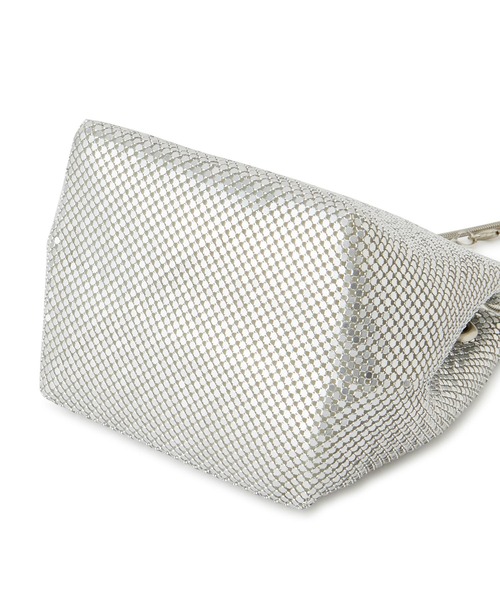 VIS（ビス）の「メタルメッシュ巾着ショルダーバッグ（ショルダーバッグ・レディース・シルバー/ゴールド/ブラック・FREE）」の14枚目の写真