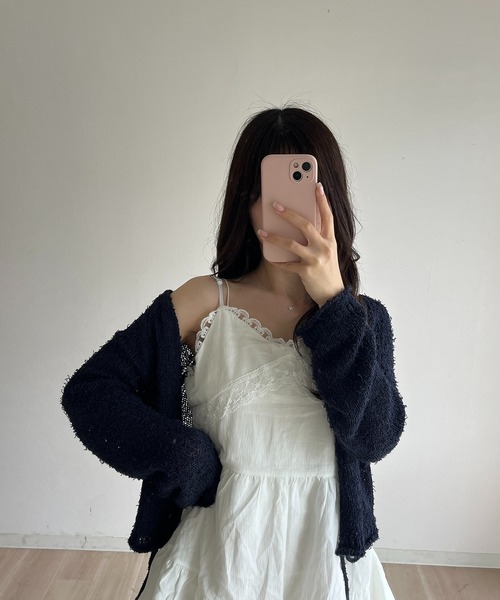 RiLi(リリ)の「レースフリルティアードミニワンピ【RL】(ワンピース・レディース・ブラック/ホワイト・FREE)」の22枚目の写真