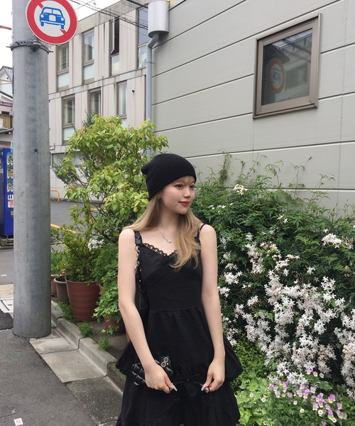 RiLi(リリ)の「レースフリルティアードミニワンピ【RL】(ワンピース・レディース・ブラック/ホワイト・FREE)」の21枚目の写真