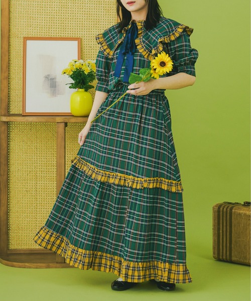 kutir（クティール）の「【クティールとレトロ】【セットアップ着用