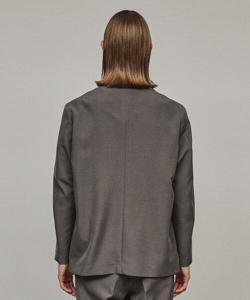 tk.TAKEO KIKUCHI(ティーケータケオキクチ)の「◆360度ストレッチノーカラージャケット(ノーカラージャケット・メンズ・グレー/ブラック/ダークブラウン/ブルー・01/02/03/04)」の16枚目の写真