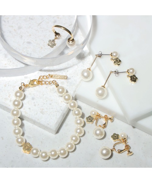 MARY QUANT（マリークワント）の「メタルポイントパール リング（リング・レディース・ホワイト・FREE）」の3枚目の写真