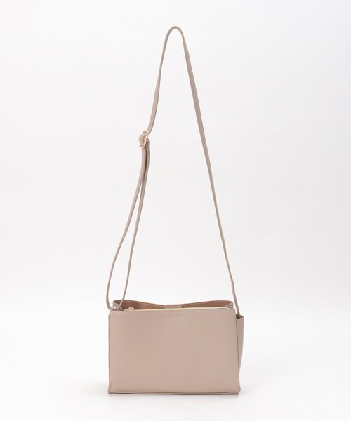 ikka（イッカ）の「GOKU楽PUミニショルダーバッグ（ショルダーバッグ・レディース・シルバーグレー/ベージュ/ブラック/ライトグレー/キャメル/レッド・FREE）」の4枚目の写真