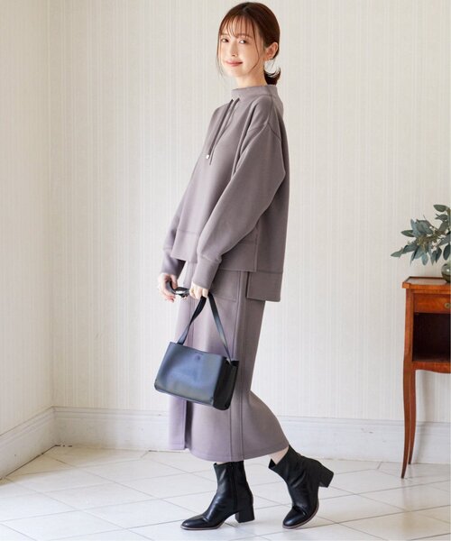 ikka（イッカ）の「GOKU楽PUミニショルダーバッグ（ショルダーバッグ・レディース・シルバーグレー/ベージュ/ブラック/ライトグレー/キャメル/レッド・FREE）」の22枚目の写真