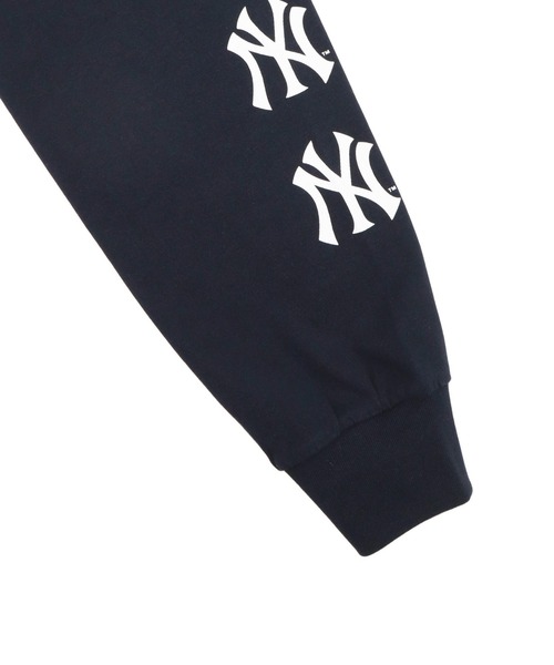 NEW ERA(ニューエラ)の「ニューエラ 長袖Tシャツ MLB 綿コットン(Tシャツ/カットソー・メンズ・ネイビー/カーキ/ブラック/ホワイト・M/L/S/XXL/XL)」の11枚目の写真