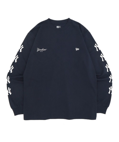 NEW ERA(ニューエラ)の「ニューエラ 長袖Tシャツ MLB 綿コットン(Tシャツ/カットソー・メンズ・ネイビー/カーキ/ブラック/ホワイト・M/L/S/XXL/XL)」の16枚目の写真