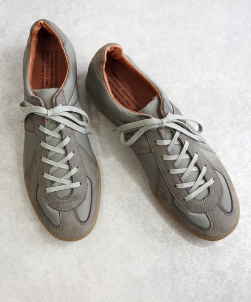 REPRODUCTION OF FOUND（リプロダクションオブファウンド）の「REPRODUCTION OF FOUND (リプロダクション オブ ファウンド) / GERMAN MILITARY TRAINER ジャーマントレーナー 1700LMT リモンタナイロン × レザースニーカー（スニーカー・メンズ・ブラック/グレー/ネイビー/ホワイト・40/44/38/37/43/42/41/39/36/45）」の21枚目の写真