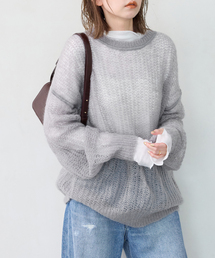 JOURNAL STANDARD | シアーモヘアMIXプルオーバー(ニット/セーター)