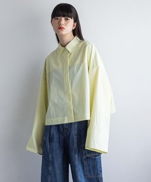 yuw | ビンテージクロップドＳＨ　135862(シャツ/ブラウス)