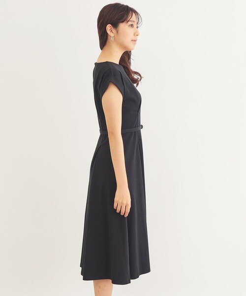 index（インデックス）の「◆《5color/S-LLsize》UV ウエストタックフレアワンピース【接触冷感/洗濯機洗い可】（ワンピース・レディース・ブラック/ブラウン系その他/ライトブルー/ベージュ系その他7/ネイビー系5・36/38/40/42）」の11枚目の写真