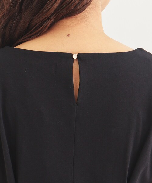 index（インデックス）の「◆《5color/S-LLsize》UV ウエストタックフレアワンピース【接触冷感/洗濯機洗い可】（ワンピース・レディース・ブラック/ブラウン系その他/ライトブルー/ベージュ系その他7/ネイビー系5・36/38/40/42）」の14枚目の写真