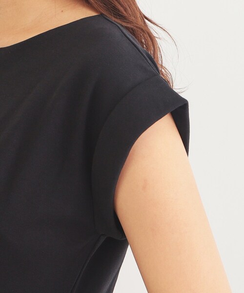 index（インデックス）の「◆《5color/S-LLsize》UV ウエストタックフレアワンピース【接触冷感/洗濯機洗い可】（ワンピース・レディース・ブラック/ブラウン系その他/ライトブルー/ベージュ系その他7/ネイビー系5・36/38/40/42）」の15枚目の写真