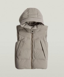 G-STAR | G-WHISTLER PADDED HOODED VEST 2.0/撥水中綿ナイロンフードベスト(ダウンベスト)