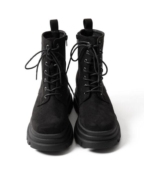 WEGO（ウィゴー）の「WEGO/レースアップショートブーツ（ブーツ・レディース・ブラック系その他/ブラック・LARGE/MEDIUM）」の6枚目の写真