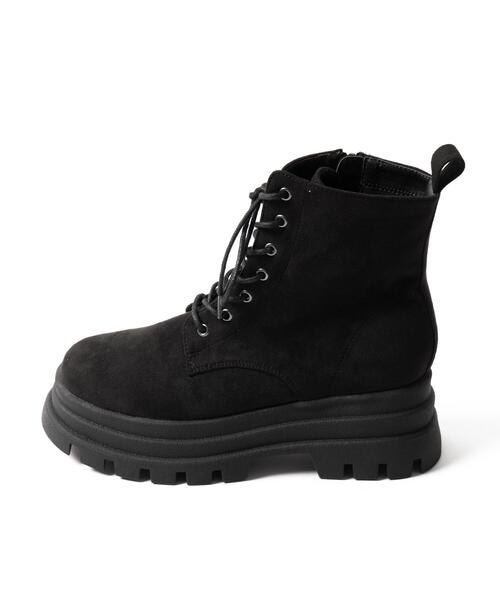 WEGO（ウィゴー）の「WEGO/レースアップショートブーツ（ブーツ・レディース・ブラック系その他/ブラック・LARGE/MEDIUM）」の7枚目の写真