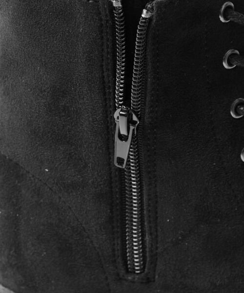 WEGO（ウィゴー）の「WEGO/レースアップショートブーツ（ブーツ・レディース・ブラック系その他/ブラック・LARGE/MEDIUM）」の10枚目の写真