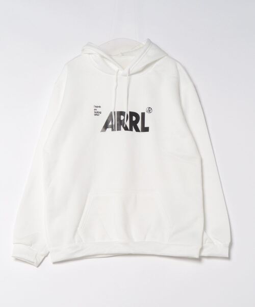 AsRiRe（アスリレイ）の「裏起毛ビッグシルエットパーカー（パーカー・レディース・グレー/ホワイト・M）」の17枚目の写真
