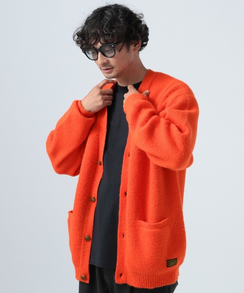 BAYFLOW（ベイフロー）の「ブークレカーディガン（カーディガン/ボレロ・メンズ・オレンジ/ブルー/グレー/ブラック・LARGE/MEDIUM）」の20枚目の写真