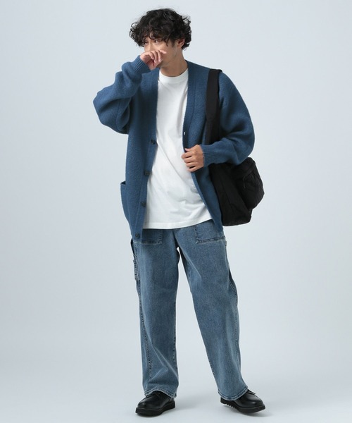 BAYFLOW（ベイフロー）の「ブークレカーディガン（カーディガン/ボレロ・メンズ・オレンジ/ブルー/グレー/ブラック・LARGE/MEDIUM）」の19枚目の写真