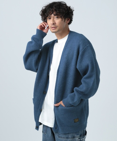 BAYFLOW（ベイフロー）の「ブークレカーディガン（カーディガン/ボレロ・メンズ・オレンジ/ブルー/グレー/ブラック・LARGE/MEDIUM）」の18枚目の写真