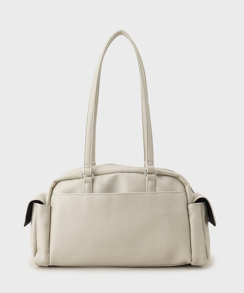 OPAQUE.CLIP(オペークドットクリップ)の「◆【多ポケット】フロントダブルポケットショルダーバッグ(ショルダーバッグ・レディース・ブラック/アイボリー・00)」の6枚目の写真