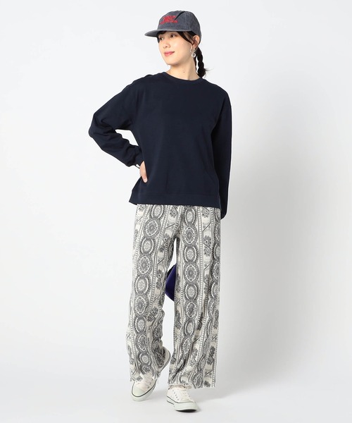 Grand PARK（グランドパーク）の「前後2WAY スナッププルオーバー（カーディガン/ボレロ・レディース・杢グレー/クリーム/レッド/ネイビー・FREE）」の8枚目の写真