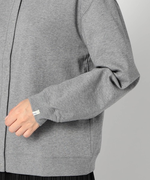 Grand PARK（グランドパーク）の「前後2WAY スナッププルオーバー（カーディガン/ボレロ・レディース・杢グレー/クリーム/レッド/ネイビー・FREE）」の13枚目の写真