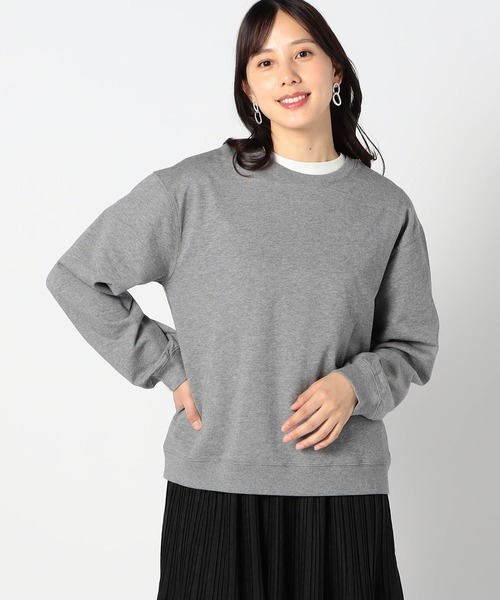 Grand PARK（グランドパーク）の「前後2WAY スナッププルオーバー（カーディガン/ボレロ・レディース・杢グレー/クリーム/レッド/ネイビー・FREE）」の17枚目の写真