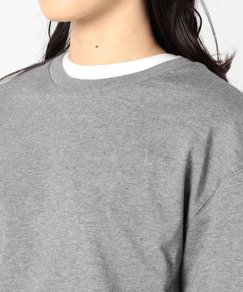 Grand PARK（グランドパーク）の「前後2WAY スナッププルオーバー（カーディガン/ボレロ・レディース・杢グレー/クリーム/レッド/ネイビー・FREE）」の18枚目の写真