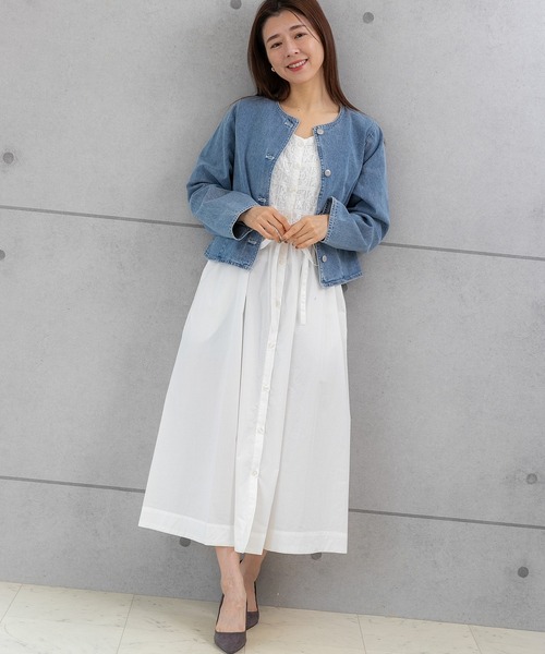 【新品】PREFERIR レースキャミドレス／ワンピース／結婚式／パーティー PREFERIR（プレフェリール）の「レース キャミワンピース（M