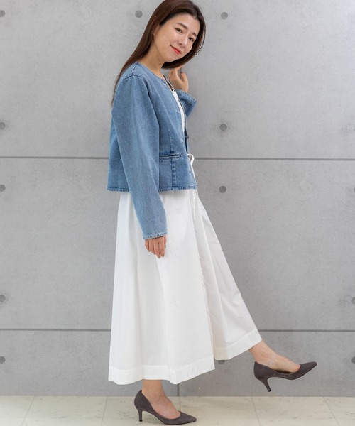 PREFERIR(プレフェリール)の「レース キャミワンピース(M,L)ツーサイズ(ワンピース・レディース・ブラック/オフホワイト・MEDIUM/LARGE)」の16枚目の写真