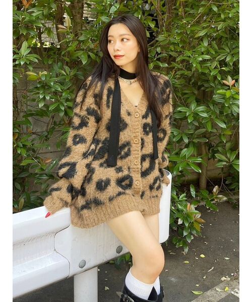 EVRIS（エヴリス）の「チョーカーリボン付リブトップス（Tシャツ/カットソー・レディース・グレー/ブルー/ブラック・FREE）」の19枚目の写真