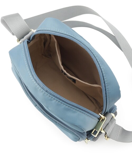 SHOO・LA・RUE（シューラルー）の「【Lee別注】スクエアショルダーバッグ（ショルダーバッグ・レディース・ブラック/ベージュ/ブルー/ダークブラウン系3・00）」の10枚目の写真