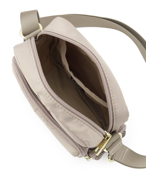 SHOO・LA・RUE（シューラルー）の「【Lee別注】スクエアショルダーバッグ（ショルダーバッグ・レディース・ブラック/ベージュ/ブルー/ダークブラウン系3・00）」の12枚目の写真