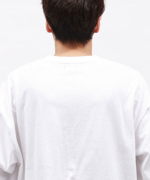 LAKOLE(ラコレ)の「イヌネコレトロムービーT / 138983(Tシャツ/カットソー・メンズ・ブルー/ホワイト/チャコール/オレンジ・MEDIUM/LARGE)」の10枚目の写真