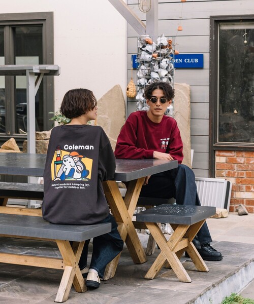 COLEMAN(コールマン)の「Coleman/コールマン Coleman×matsui×FREAK'S STORE 別注 コールマン matsui camp バックプリント クルーネック スウェット(スウェット・メンズ・ワインレッド/ライトグレー/チャコールグレー/グレー・MEDIUM/LARGE)」の11枚目の写真