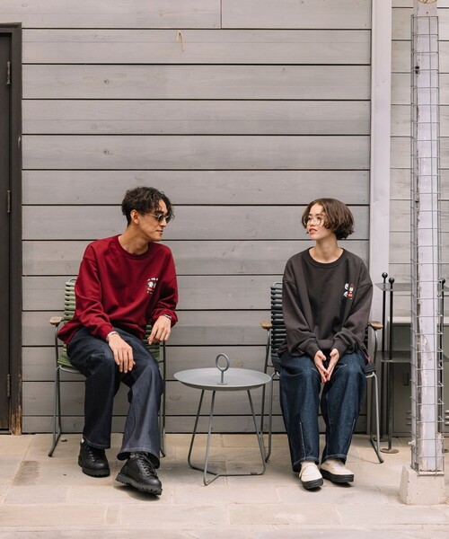 COLEMAN(コールマン)の「Coleman/コールマン Coleman×matsui×FREAK'S STORE 別注 コールマン matsui camp バックプリント クルーネック スウェット(スウェット・メンズ・ワインレッド/ライトグレー/チャコールグレー/グレー・MEDIUM/LARGE)」の12枚目の写真