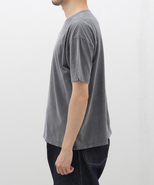 PULP/417EDIFICE(パルプフォーワンセブンエディフィス)の「フェイデッドブラック クルーネックTシャツ(Tシャツ/カットソー・メンズ・チャコールグレー・XX-SMALL/LARGE/MEDIUM/SMALL)」の22枚目の写真