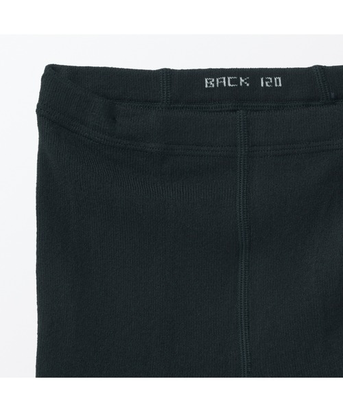 無印良品（ムジルシリョウヒン）の「キッズ　足なり直角　かかとに合う　タイツ（タイツ/ストッキング・キッズ・ブラック・150/110/120/130/140）」の3枚目の写真