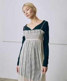 2Way Sheer Crinkled Skirt