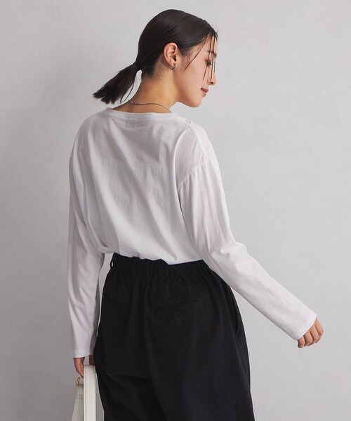green label relaxing(グリーンレーベルリラクシング)の「<at ease>フォトプリント ロングスリーブ カットソー(Tシャツ/カットソー・レディース・その他1/その他2・FREE)」の3枚目の写真